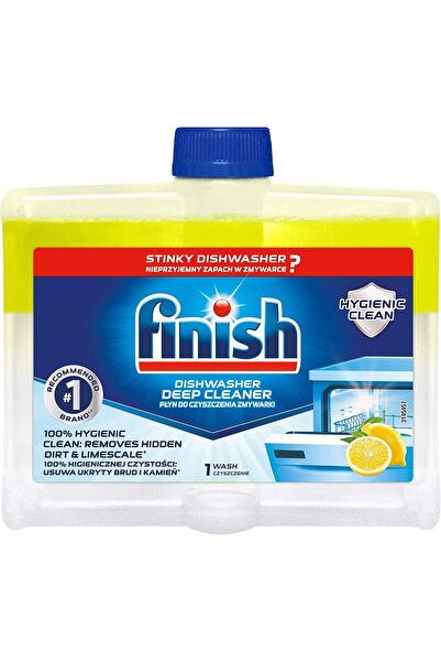 Finish Lemon Sparkle Dishwasher Cleaner (250 ml, Pack of 4)