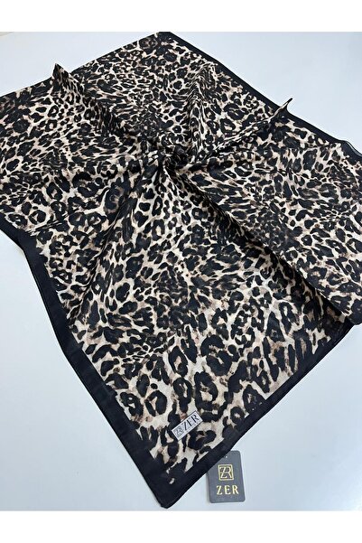 ZER Organic Cotton Soft Shawl Leopard Series Lightweight Stylish Shawl 100% Organic Cotton