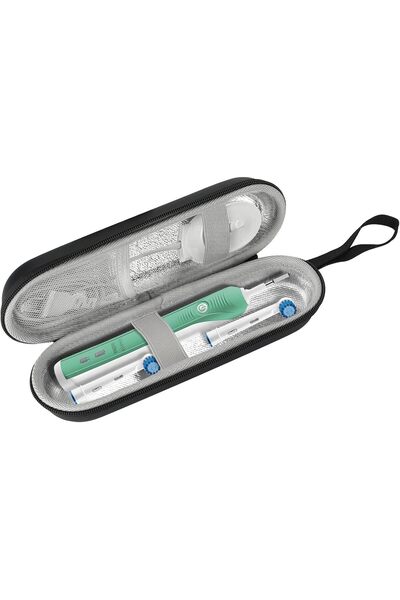 PROCASE حقيبة سفر صلبة لفرشاة الأسنان الكهربائية (أسود) - متوافقة مع فرشاة أس...