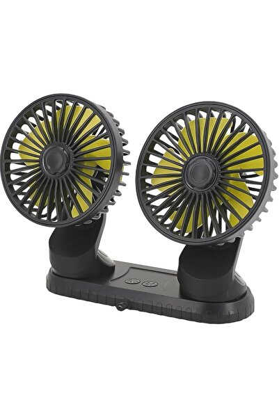 fitto Dual Head Electric Cooling Fan with USB Port