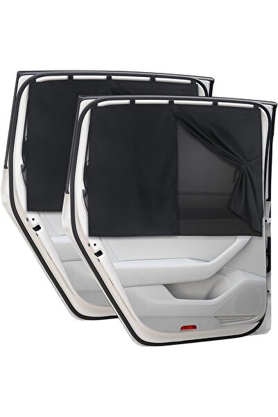 NALACAL Car Window Sunshade, Double-Layer Magnetic Side Window Shade, Full/Ha...