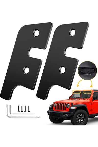 EXCEFORE طقم إصلاح حاجب الشمس لسيارة جيب، قطعتين، مصنوع من سبائك الألومنيوم، ...