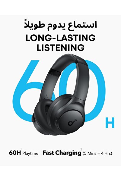 Soundcore Q11i Wireless Over-Ear Bluetooth Headphones by Anker - Deep Bass, 60H Playtime, Hi-Res Aud