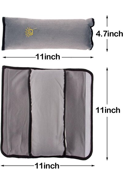 Generic Children's Seat Belt Pad and Adjuster with Clip — Neck Support Cushion for Car Seats