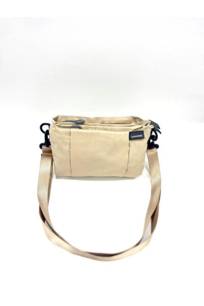 Sanmorris Women's 4 Compartment Parachute Fabric Adjustable Crossbody Bag