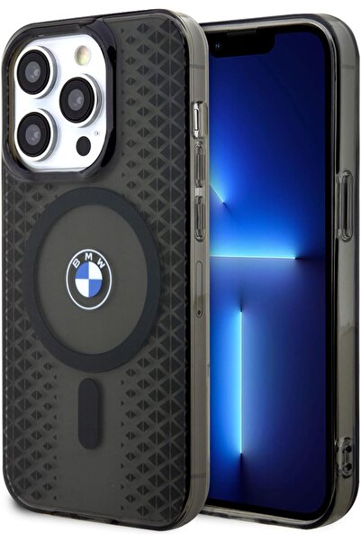 CG Mobile BMW Case for iPhone 15 Pro (6.1") - MagSafe Compatible, Anti-Scratch, Drop Resistant - Bla