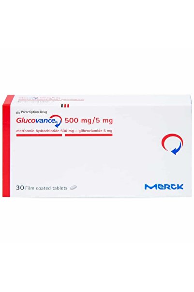 MERCK GLUCOVANCE 500MG/5MG