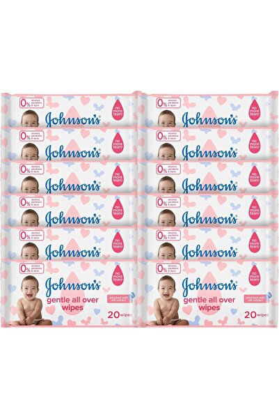 Generic Johnson's Baby Gentle All Over, 12 x 20, 240 Baby Wet Wipes