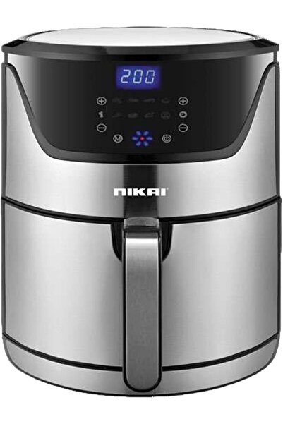 Nikai مقلاة هوائية رقمية سعة 6 لترات، 1800 واط، إيقاف تلقائي، مقلاة غير لاصقة...