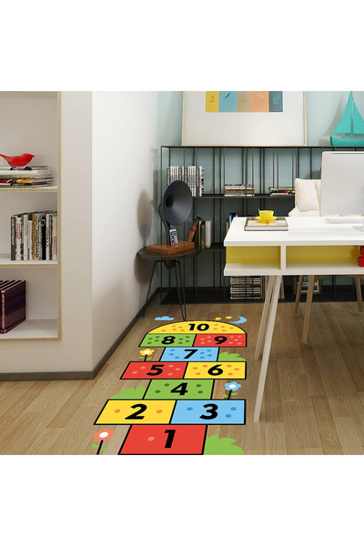 MaffStuff Self-Adhesive Floor Sticker Colorful Slate, 60×30 cm