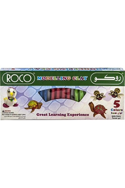 Roco Great Learning Experience - 5 Colors Modelling ClayAssorted Color