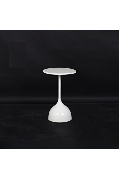 rexa سطح طاولة دائري مدعوم بقاعدة رفيعة تتسع في الأسفل لتحقيق الاستقرار