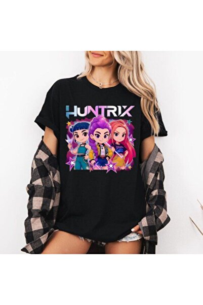 barsdepo Huntrix B Printed T-Shirt, O Oversized Unisex T-Shirt Kids / Adult