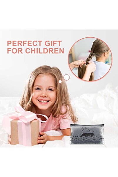 Generic 500 Small Black Seamless Elastic Hair Ties for Babies, Girls & Women