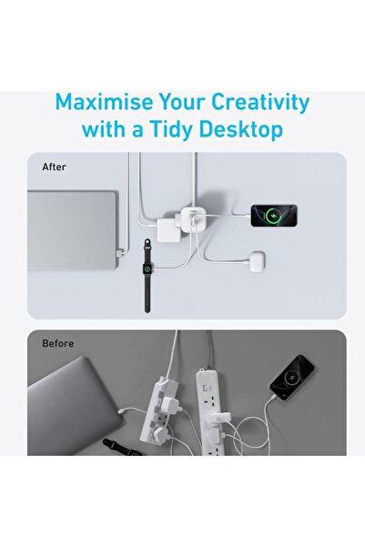 Anker 12 in 1 Multi 20W USB C Fast Charging Power Strip - Black