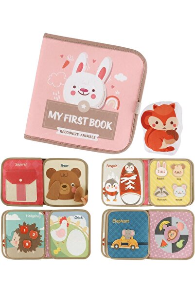 Generic كتاب "Busy Book for Toddlers" - كتاب أنشطة حسية هادئة من مونيسوري من ...