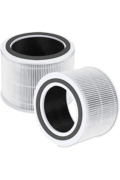 PINREK فلتر بديل Core 200S H13 True HEPA من قطعتين لجهاز تنقية الهواء LEVOIT