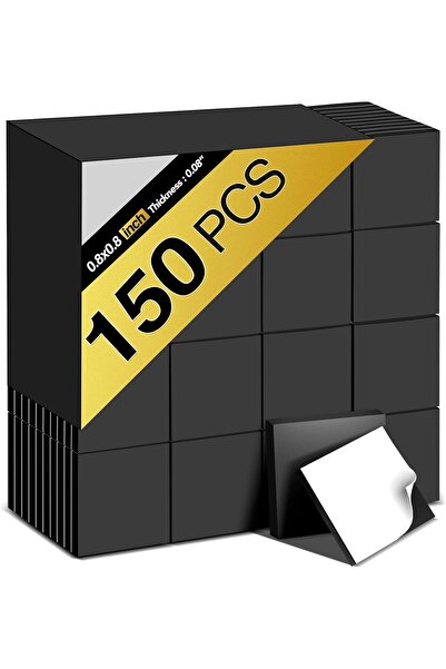 NALACAL مربعات مغناطيسية لاصقة 20 × 20 × 2 مم، 150 قطعة، مغناطيسات مرنة ذاتية...