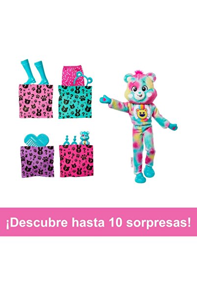 Barbie Cutie Reveal Care Bears Series 2 Good Vibes Bear JFV62 (Ages 3+)