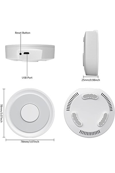 EXCEFORE Tuya Zigbee 3.0 Hub Gateway - Wired Zigbee 3.0 WiFi Smart Home Hub (Works with Alexa & Goog