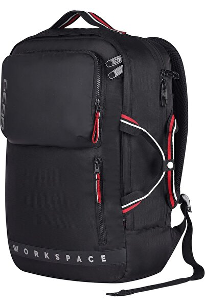Gear حقيبة ظهر/حقيبة كمبيوتر محمول قابلة للتحويل مقاومة للماء بسعة 18 لترًا من Workspace - سوداء