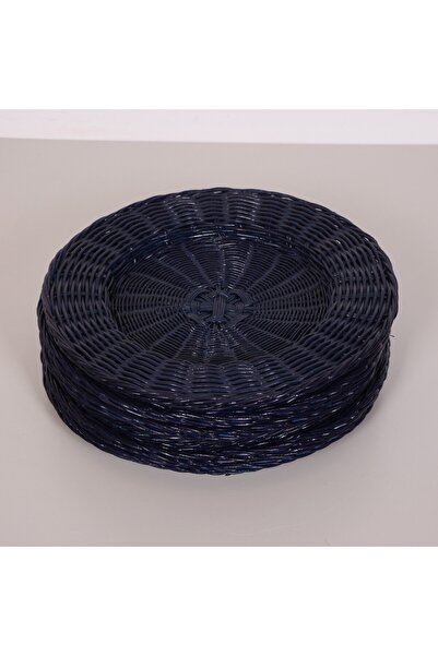 Mylamp Çarkıfelek Navy Blue Color Wall Decoration & Supla Set of 6 35 cm