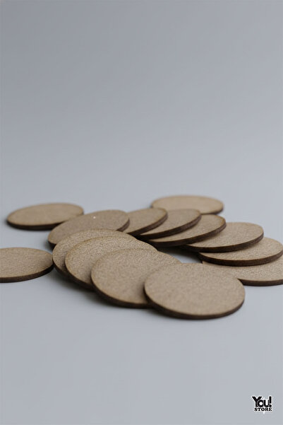 Youstore Yuvarlak Ham Ahşap 5 cm 25 adet