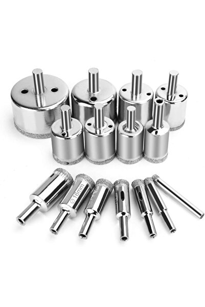 KASTWAVE مجموعة رؤوس مثقاب الماس، 15 قطعة، للزجاج/البلاط/الرخام/الجرانيت، 6-5...