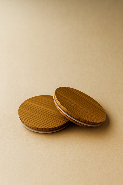 Fhilli Vetro 2-Pack Wooden Lid 8 cm