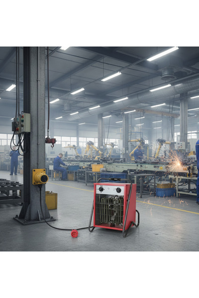 RT Air Heater Radiator Industrial Blower Three-Phase Space Heater for Warehouse Container Hall 9kw