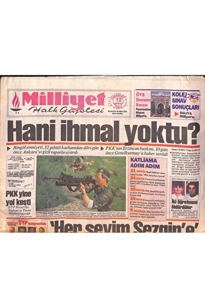 Gökçe Koleksiyon Milliyet Halk Gazetesi 12 Haziran 1993 - Galatasaray Milanlı...