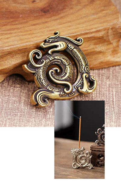 Meshuchi Ejderha Minimal Pirinç Ters Selale Tütsü Tutucu Tütsülük