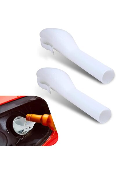 AZONEE 2 PCS Car Fueling Funnel Vehicle Oil Filling Pipe Compatible with Ford