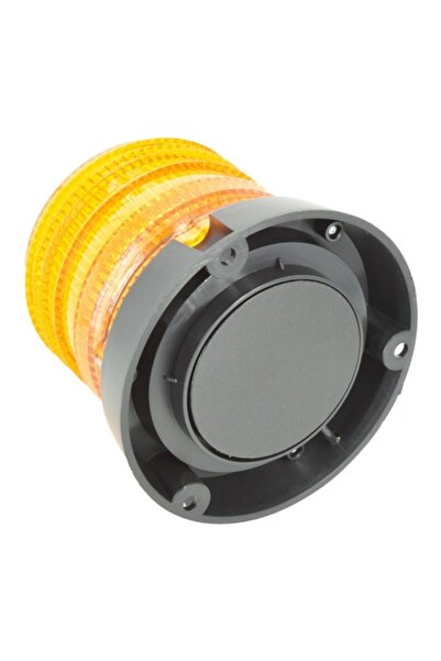 OEM Approved orange beacon, 11 cm height, 12-24V supply, ON/OFF switch, compact ABS design