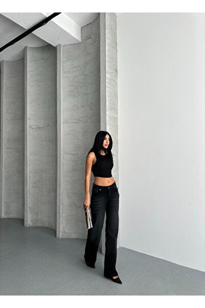 MARLİX بنطلون جينز نسائي بخصر عادي من الليكرا