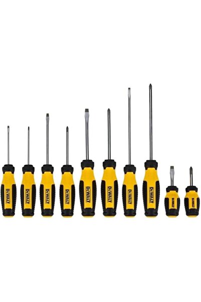 Dewalt مجموعة مفكات براغي ثابتة (10 قطع) (DWHT65201)