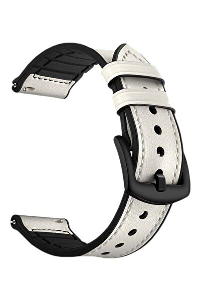 Mifan Replacement Leather Band For Smartwatch White 4.2