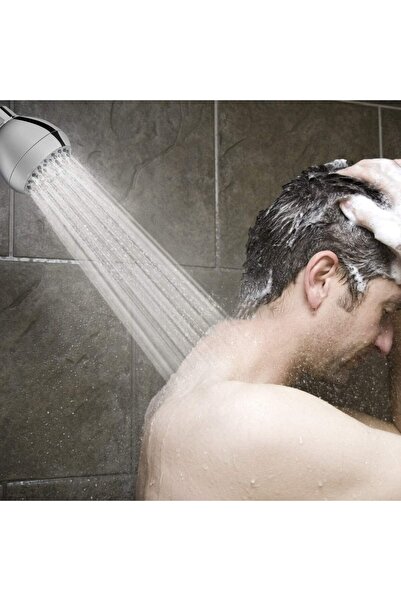 AZONEE رأس دش ثابت عالي الضغط مقاس 3 بوصات مضاد للانسداد من الكروم مع محور دو...