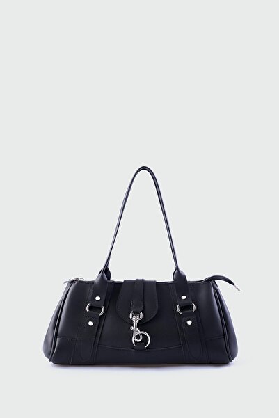 Shule Bags Noa Vintage Baguette Bag Black