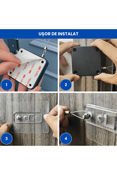 OferteTop Automatic Door Closer, Silent and Easy to Install