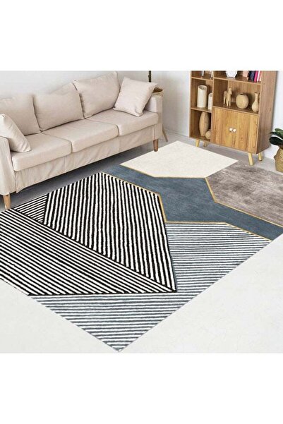 Arabest Rectangular Soft Touch Carpet Multicolour 160x230CM