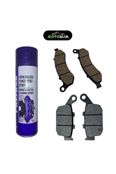 Motonum Mondial Drift L 125 Ön Arka Fren Balata Takımı (Balata Spreyi Hediyel...
