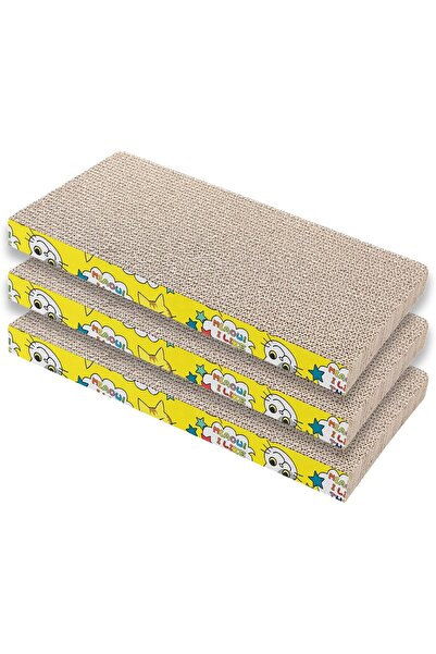 Margoun خدش القطط بتصميم موجة من الورق المقوى (عبوة من 3 قطع أ)