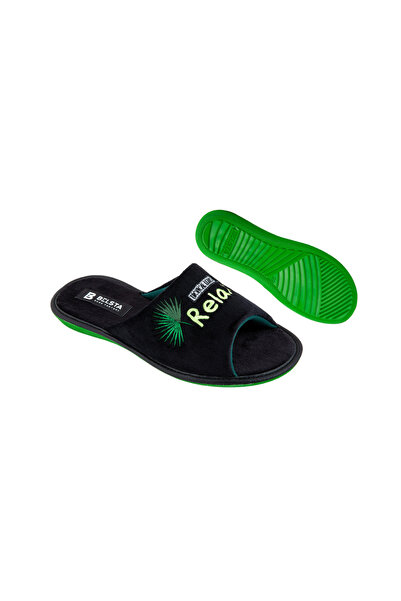 Belsta Papuci de casă cu broderie "Relax", marimea 38