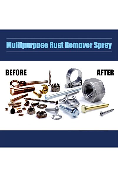 NALACAL بخاخ مزيل الصدأ المعدني، متعدد الاستخدامات للأدوات والسيارات - قطعتان
