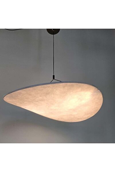 GENERAL Modern cloud chandelier with warm yellow LED lighting, 40 cm