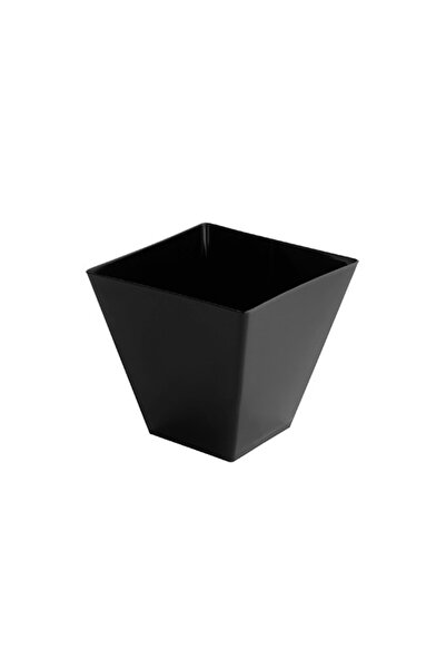 Esse Set of 24 polystyrene disposable bowls, 95 cc - black