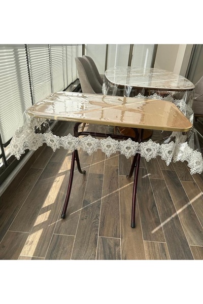 Madamca Mi̇yryam Pvc Transparent Tablecloth 160X220