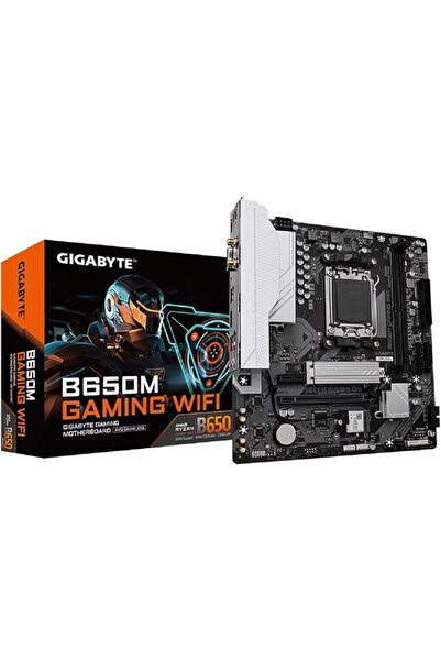 Gigabyte B650M Gaming WiFi Motherboard, B650 Chipset, AMD AM5, mATX, DDR5