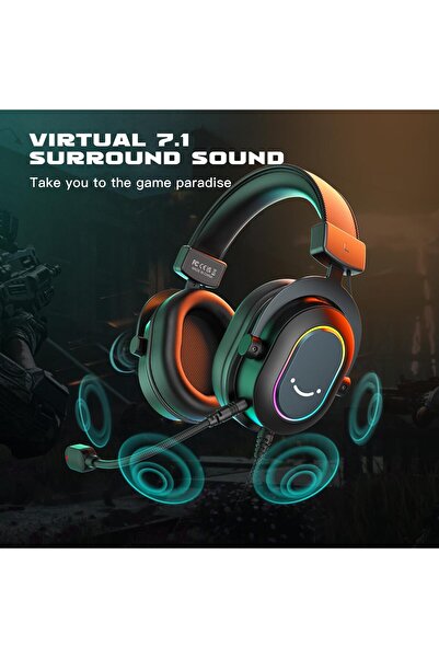 Fifine Gaming Headset for PC - AmpliGame H6